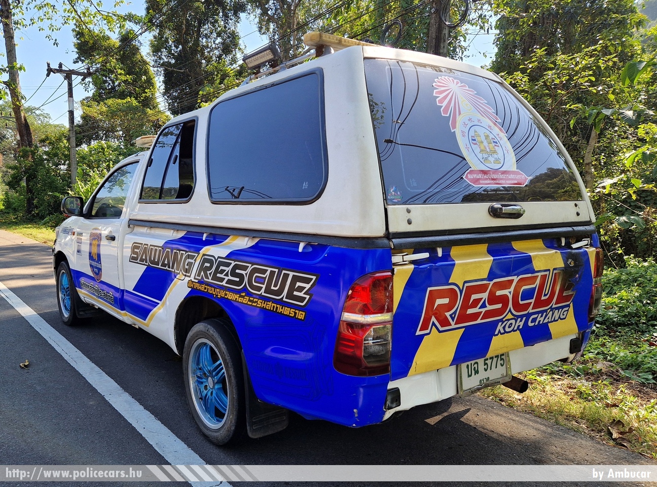 Toyota Hilux, Koh Chang, fotó: Ambucar
Keywords: thaiföld ambulance mentő thailand mentőautó