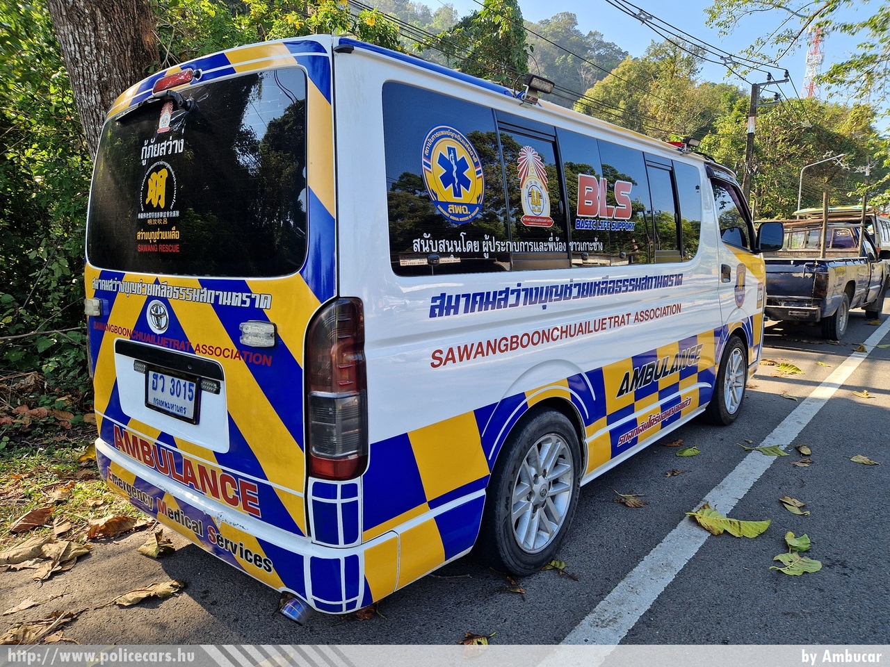 Toyota Hiace, Koh Chang, fotó: Ambucar
Keywords: thaiföld ambulance mentő thailand mentőautó