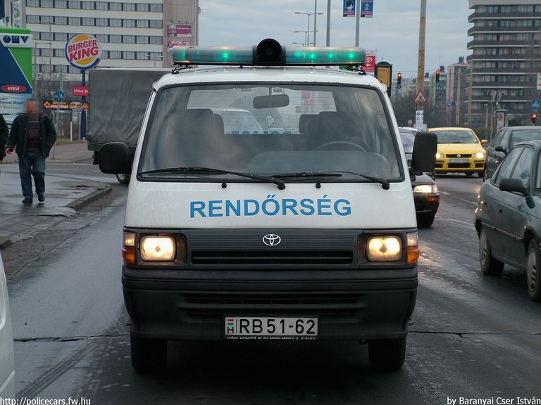 Toyota Hiace, fotó: Baranyai Cser István
Keywords: rendőr rendőrautó rendőrség RB51-62 magyar Magyarország police policecar Hungary hungarian