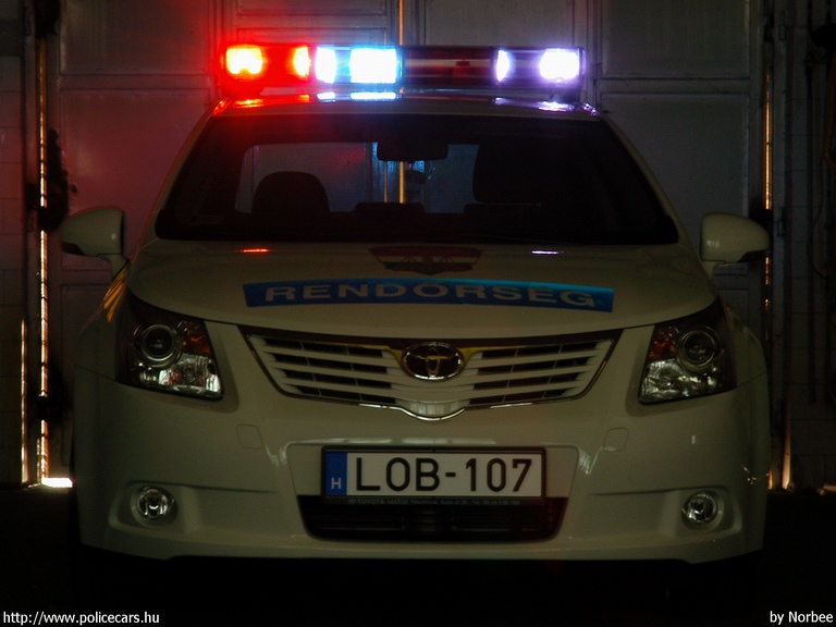 Toyota Avensis, fotó: Norbee
Keywords: rendőr rendőrautó rendőrség LOB-107 magyar Magyarország police policecar Hungary hungarian
