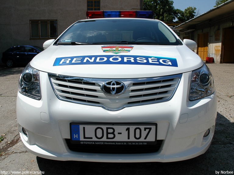 Toyota Avensis, fotó: Norbee
Keywords: rendőr rendőrautó rendőrség LOB-107 magyar Magyarország police policecar Hungary hungarian