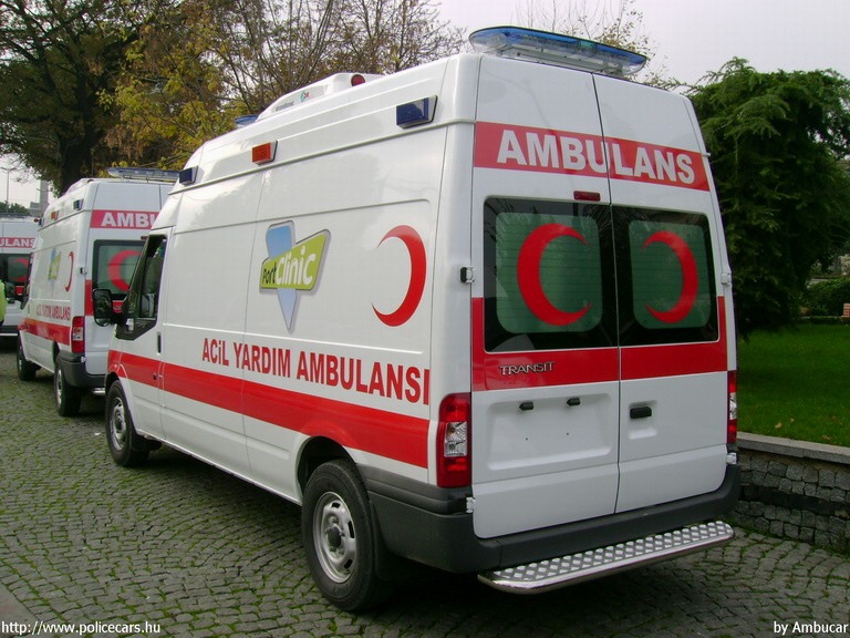 Ford Transit, fotó: Ambucar
Keywords: mentő mentőautó török Törökország