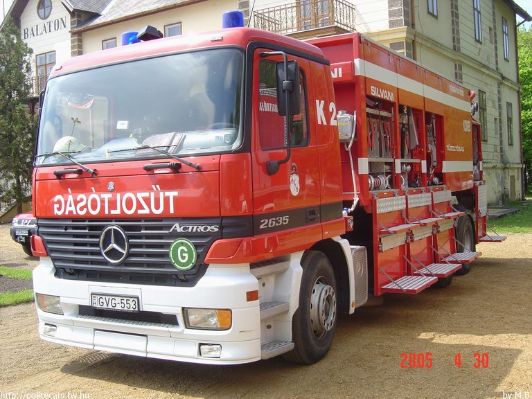 Mercedes Actros 2635, Százhalombatta, FER Létesítményi Tûzoltóság, fotó: Márton Balázs
Keywords: tûzoltóautó