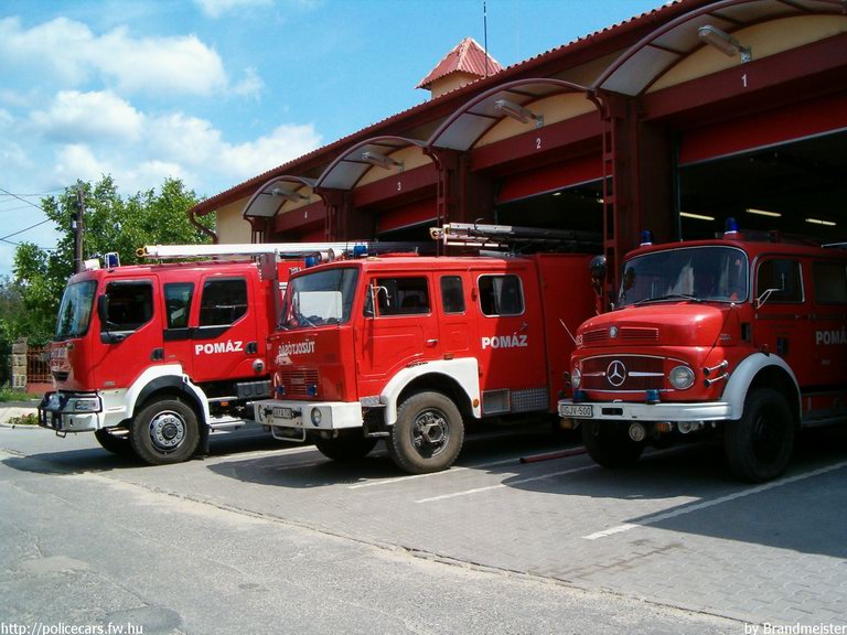 Csepel 750 Tü-1.1, Renault Midlum 270 Saurus FS38/3.8, Mercedes 1113, Pomázi Önkéntes Tûzoltóság, fotó: Brandmeister
Keywords: ÖT tûzoltóautó magyar Magyarország tûzoltó tûzoltóság AYA-746 JGD-272 GJV-500 fire firetruck Hungary hungarian