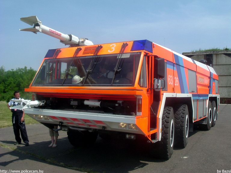 Rosenbauer Simba, Debrecen Airport, fotó: Bazsi
Keywords: létesítményi tûzoltóság tûzoltóautó