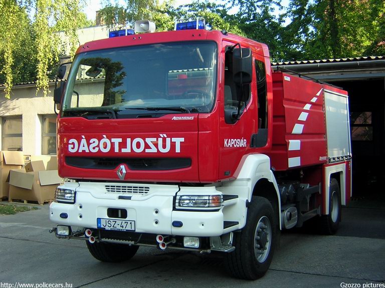 Renault Kerax Heros Aquarius, Kaposvári Hivatásos Önkormányzati Tûzoltóság, fotó: Gzozzo pictures
Keywords: HÖT tûzoltóautó magyar Magyarország tûzoltó tûzoltóság JSZ-471 fire firetruck Hungary hungarian