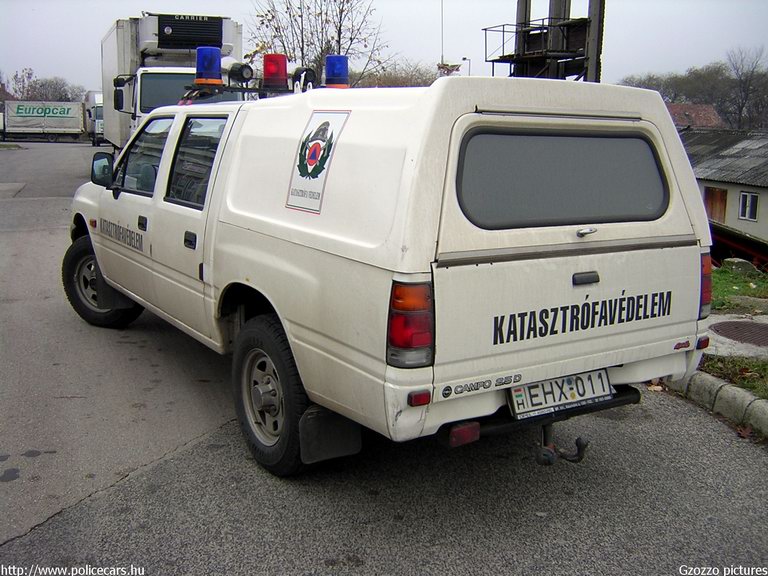 Opel Campo, Fejér Megyei Katasztrófavédelmi Igazgatóság, fotó: Gzozzo pictures
Keywords: tûzoltóautó katasztrófavédelem magyar Magyarország EHX-011