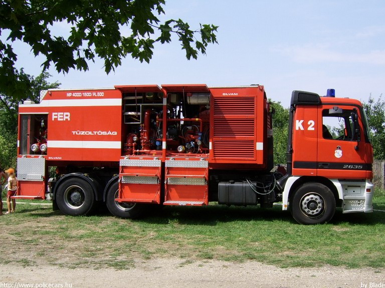 Mercedes Actros 2635, Százhalombatta, FER Létesítményi Tûzoltóság, fotó: Blade
Keywords: tûzoltóautó