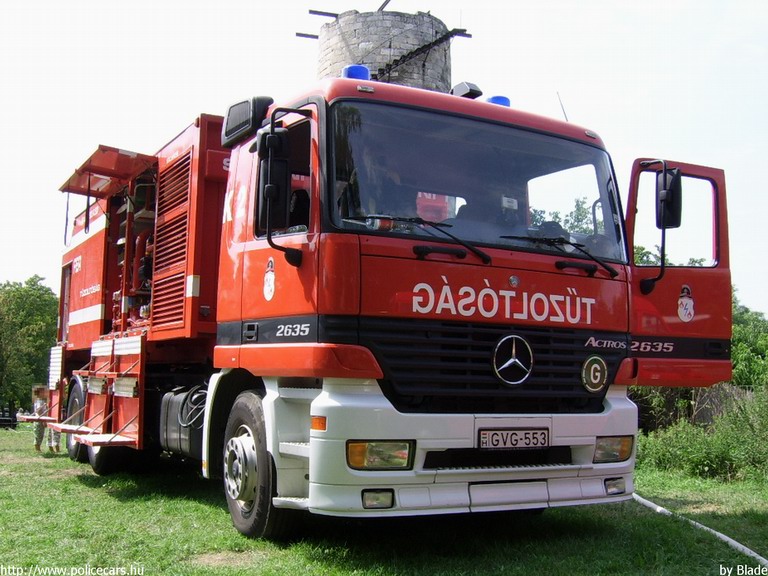 Mercedes Actros 2635, Százhalombatta, FER Létesítményi Tûzoltóság, fotó: Blade
Keywords: tûzoltóautó