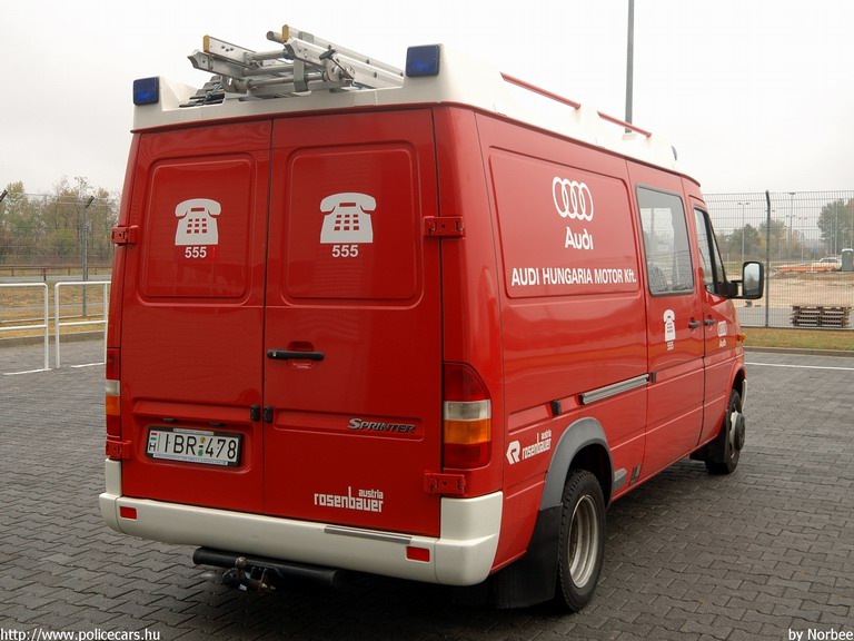 Mercedes-Benz Sprinter 413 CDI, Audi Hungária Létesítményi Tûzoltóság, fotó: Norbee
Keywords: tûzoltóautó