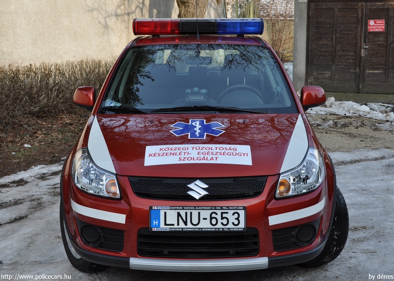 Suzuki SX4, Kõszegi Önkéntes Tûzoltóság, fotó: dénes
Keywords: tûzoltóautó tûzoltó ÖT tûzoltóság magyar Magyarország LNU-653 fire firetruck Hungary hungarian