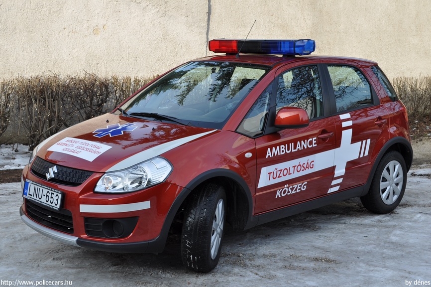 Suzuki SX4, Kõszegi Önkéntes Tûzoltóság, fotó: dénes
Keywords: tûzoltóautó tûzoltó ÖT tûzoltóság magyar Magyarország LNU-653 fire firetruck Hungary hungarian