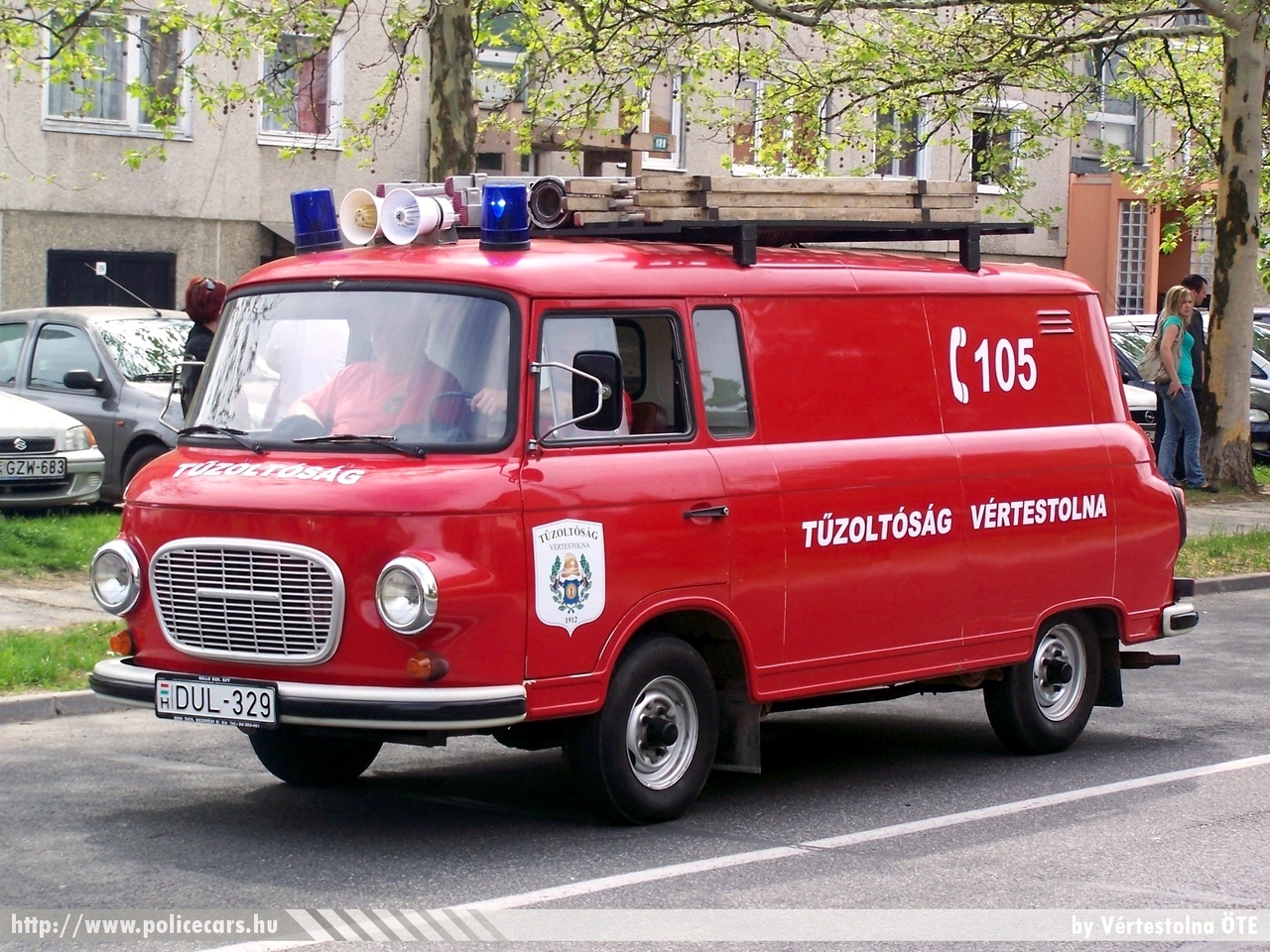 Barkas B1000 KA, Vértestolnai Önkéntes Tûzoltó Egyesület, fotó: Vértestolna ÖTE
Keywords: tûzoltóautó tûzoltóság tûzoltó magyar Magyarország ÖTE DUL-329 fire firetruck Hungary hungarian