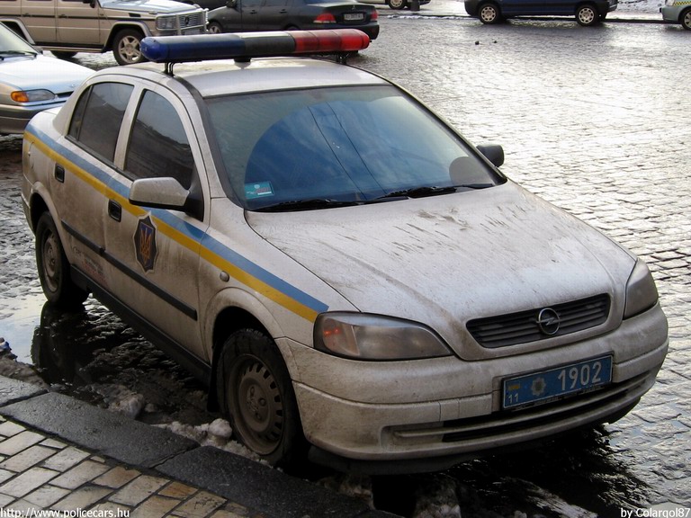 Opel Astra G, fotó: Colargol87
Keywords: ukrán Ukrajna rendőr rendőrautó rendőrség police policecar Ukraine ukrainian