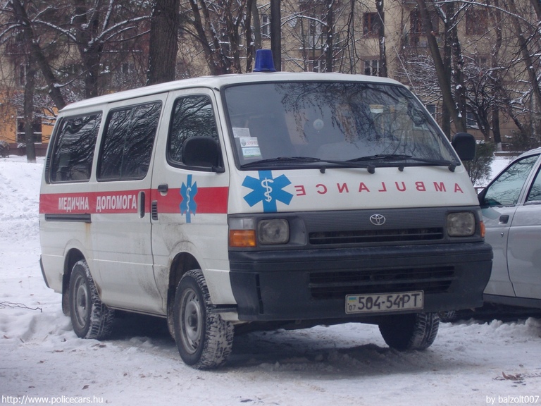 Toyota Hiace, fotó: balzolt007
Keywords: ukrán Ukrajna mentő mentőautó ambulance Ukraine ukrainian