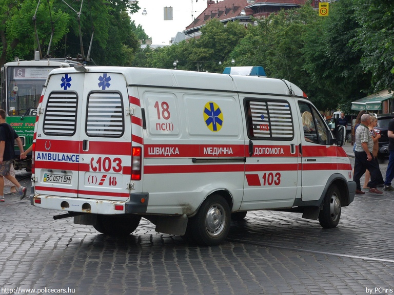 GAZ Gazella 2705, fotó: PChris
Keywords: ukrán Ukrajna mentő mentőautó BC0571BM ambulance Ukraine ukrainian