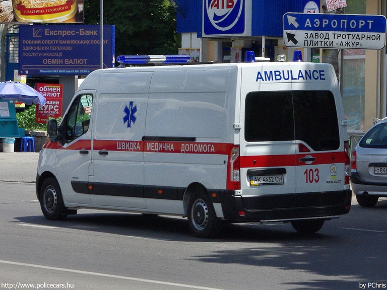 Renault Master, fotó: PChris
Keywords: ukrán Ukrajna mentő mentőautó AK4432CH ambulance Ukraine ukrainian