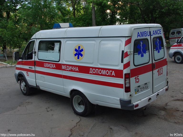 GAZ Gazelle 2705, fotó: PChris
Keywords: ukrán Ukrajna mentő mentőautó AK7219AX ambulance Ukraine ukrainian