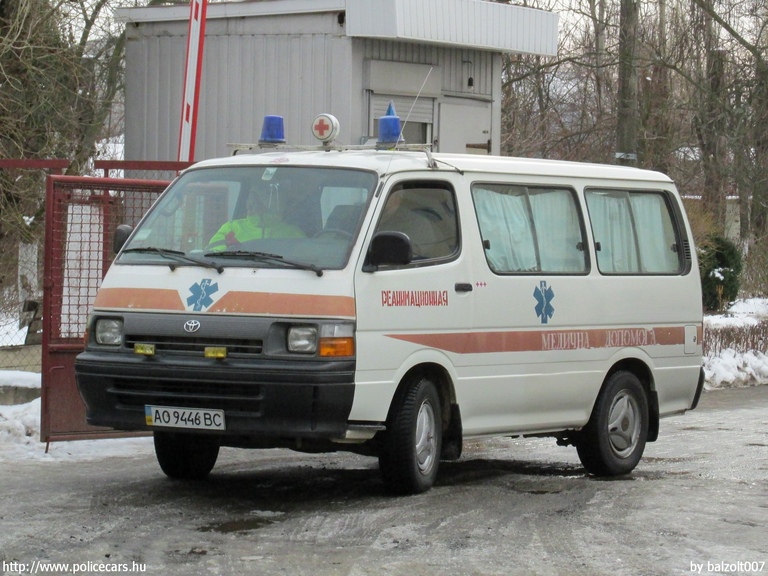 Toyota Hiace, fotó: balzolt007
Keywords: ukrán Ukrajna mentő mentőautó AO9446BC ambulance Ukraine ukrainian