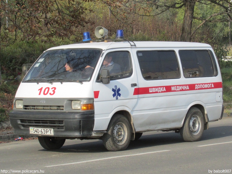 Toyota Hiace, fotó: balzolt007
Keywords: ukrán Ukrajna mentő mentőautó ambulance Ukraine ukrainian