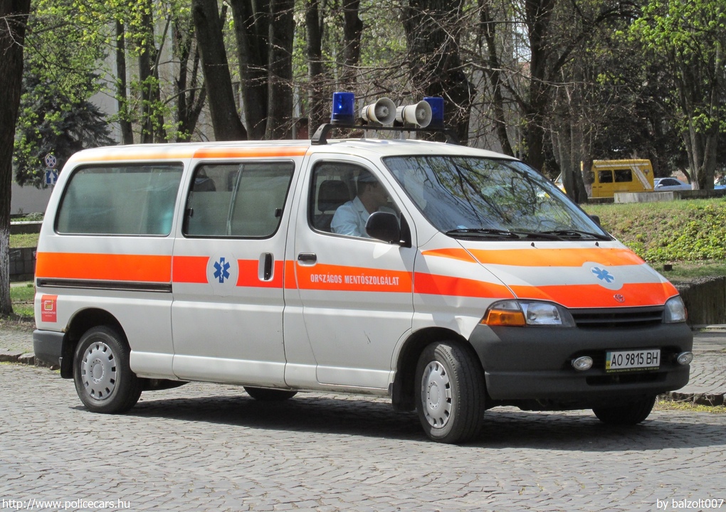 Toyota Hiace, fotó: balzolt007
Keywords: ukrán Ukrajna mentő mentőautó AO9815BH ambulance Ukraine ukrainian