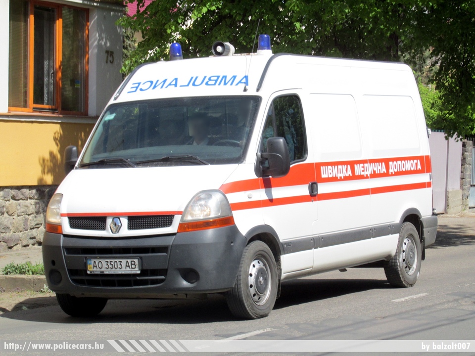 Renault Master, fotó: balzolt007
Keywords: ukrán Ukrajna mentő mentőautó AO3503AB Ukraine ukrainian ambulance