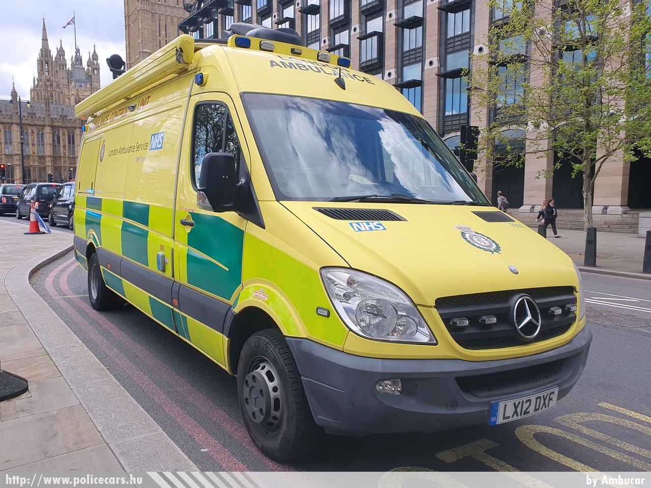 Mercedes Sprinter II facelift, London Ambulance Service, Ambulance Control Unit, fotó: Ambucar
Keywords: angol anglia egyesült királyság mentő mentőautó England united kingdom ambulance