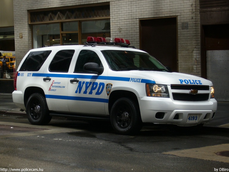 Chevrolet Tahoe, fotó: DBiro
Keywords: USA Amerikai Egyesült Államok rendőr rendőrautó rendőrség nypd