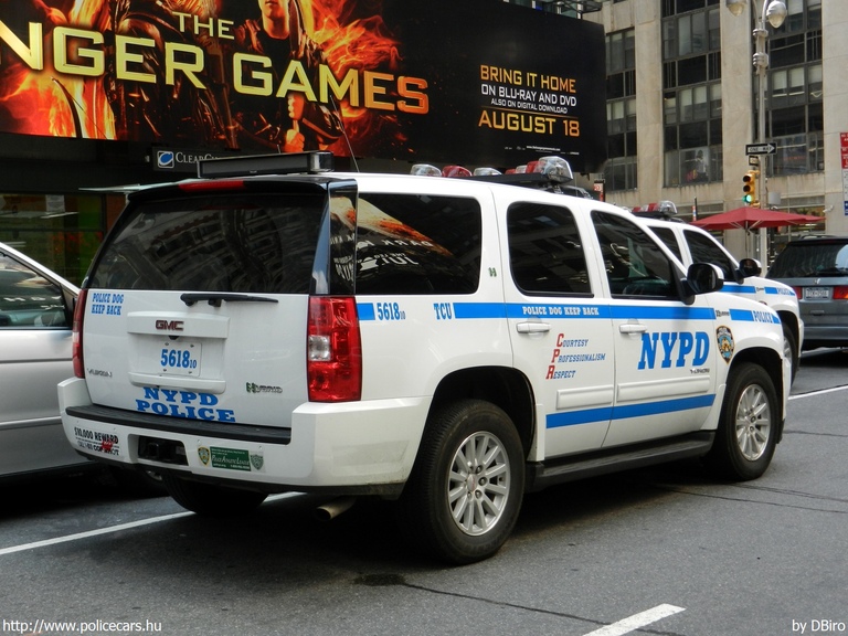 GMC Yukon Hybrid, fotó: DBiro
Keywords: USA Amerikai Egyesült Államok rendőr rendőrautó rendőrség NYPD