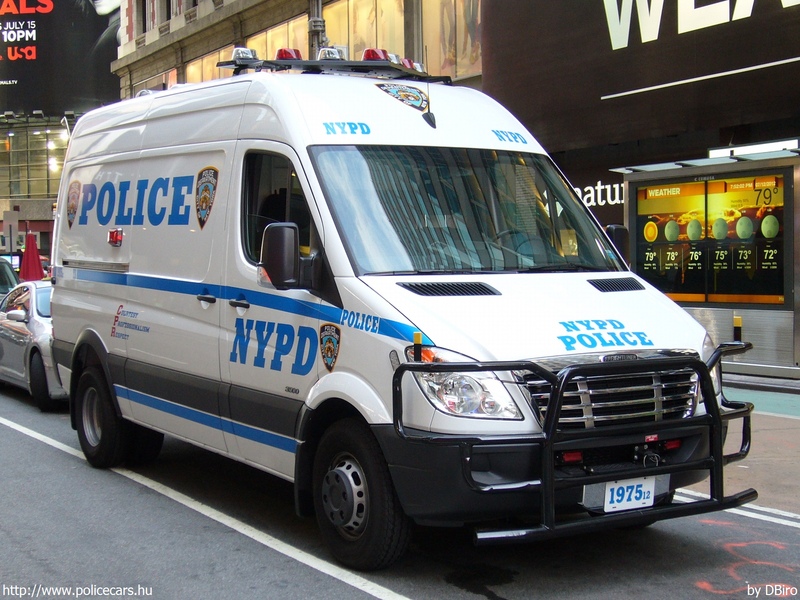 Freightliner Sprinter, fotó: DBiro
Keywords: USA Amerikai Egyesült Államok rendőr rendőrautó rendőrség NYPD