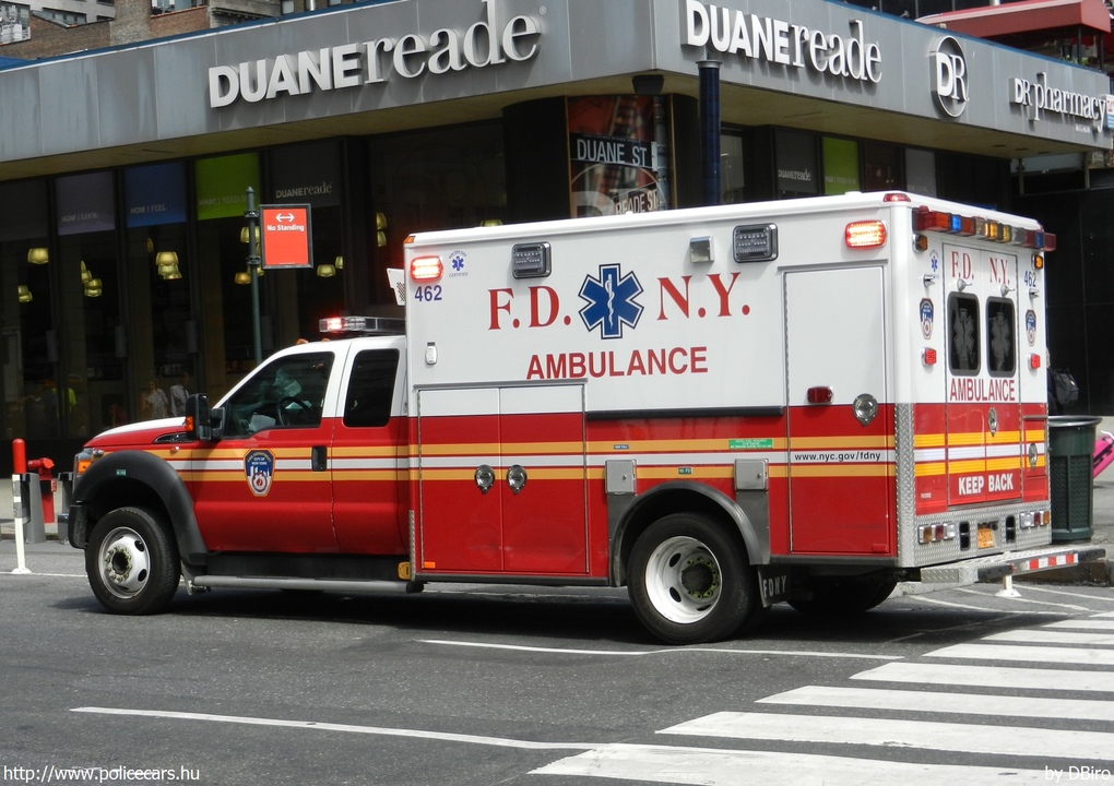 Ford F-450 Super Duty, fotó: DBiro
Keywords: USA Amerikai Egyesült Államok mentő mentőautó ambulance FDNY