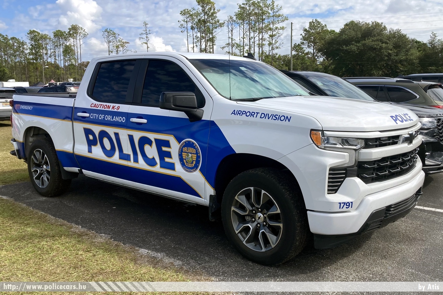 GMC Sierra, Orlando Police Department, fotó: Atis
Keywords: USA Amerikai Egyesült Államok rendőr rendőrautó rendőrség police policecar united states