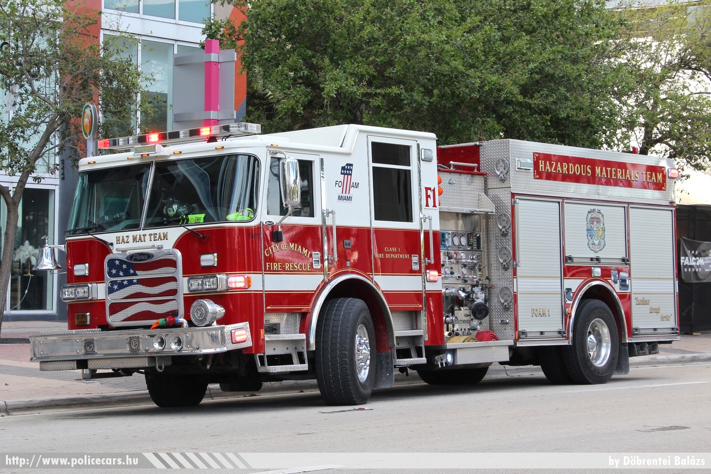 Pierce Arrow XT, Foam 1, Haz Mat Team, City of Miami Department of Fire-Rescue, fotó: Döbrentei Balázs
Keywords: USA Amerikai Egyesült Államok tûzoltó tûzoltóautó fire firetruck united states
