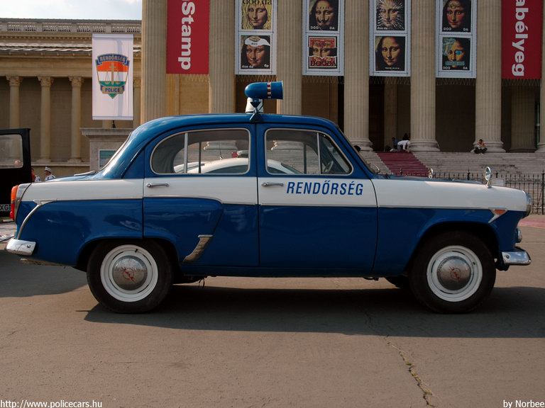 Moszkvics 407, fotó: Norbee
Keywords: rendőr rendőrség rendőrautó