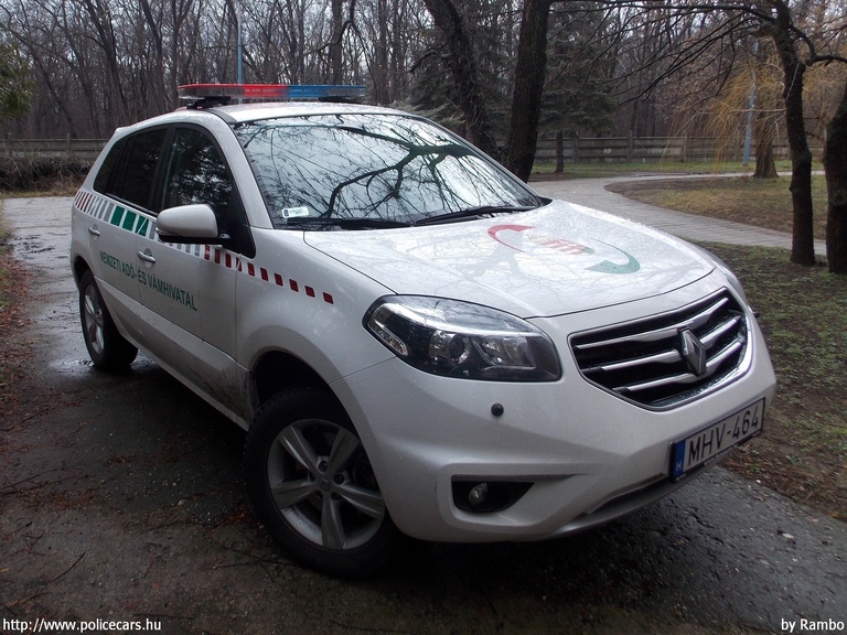 Renault Koleos, Nemzeti Adó- és Vámhivatal, fotó: Rambo
Keywords: vám magyar Magyarország NAV VPOP pénzügyőrség MHV-464 Hungary hungarian customs