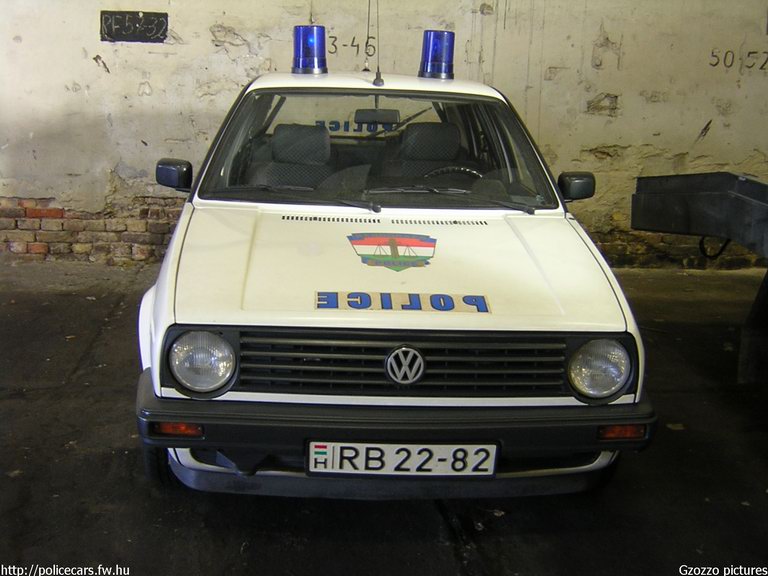 Volkswagen Golf II, fotó: Gzozzo pictures
Keywords: rendőrség rendőr rendőrautó magyar Magyarország RB22-82