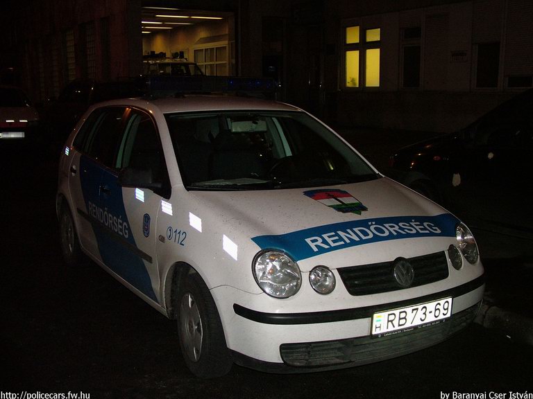 Volkswagen Polo, fotó: Baranyai Cser István
Keywords: rendőrség rendőr rendőrautó magyar Magyarország RB73-69