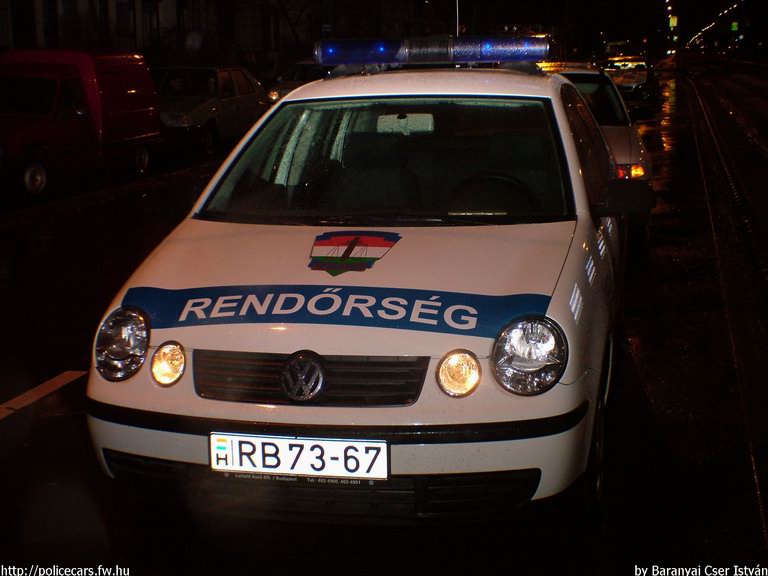 Volkswagen Polo, fotó: Baranyai Cser István
Keywords: rendőrség rendőr rendőrautó magyar Magyarország RB73-67