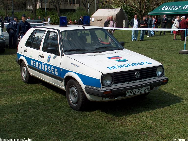 Volkswagen Golf II, fotó: Furman
Keywords: rendőrség rendőr rendőrautó magyar Magyarország RB22-86