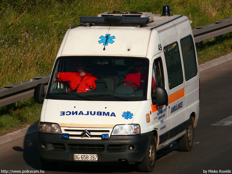 Citroen Jumper, fotó: Misko Ruvidic
Keywords: Szerb szerbia mentőautó mentő serbian Serbia ambulance