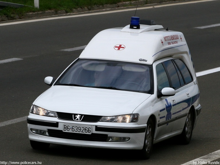 Peugeot 406, fotó: Misko Ruvidic
Keywords: szerb Szerbia mentő mentőautó serbian Serbia ambulance