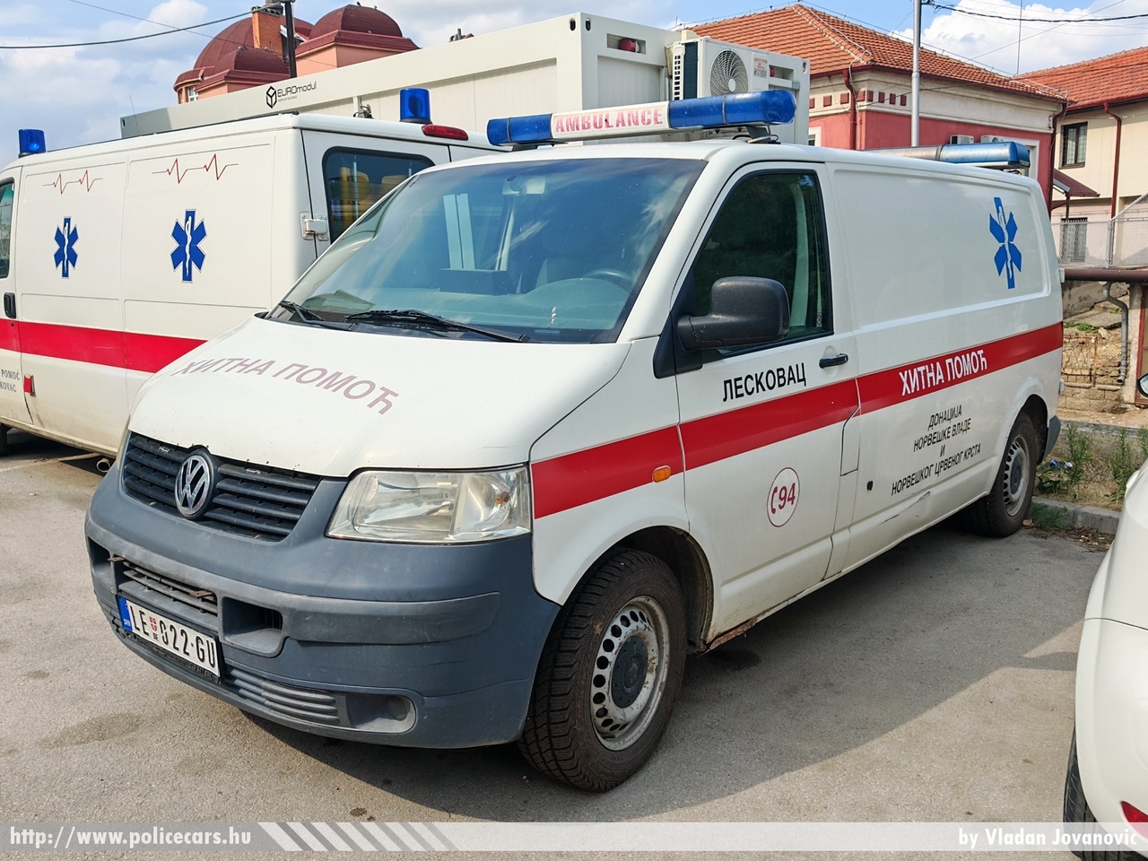 Volkswagen Transporter T5, Dom zdravlja Leskovac, fotó: Vladan Jovanovic
Keywords: szerb Szerbia mentő mentőautó Serbia serbian ambulance